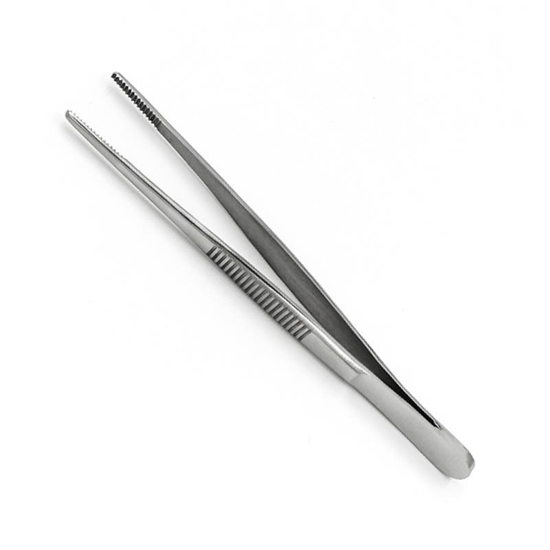 Пінцет анатомічний 125 мм, PI-03-1004